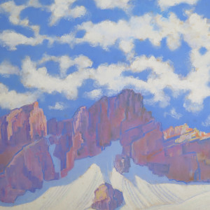 Ronde des nuages, massif du Muveran by LECOULTRE, John-Francis (1905-1990)