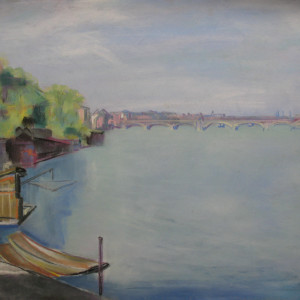 Le Rhin à Bâle by LECOULTRE John-Francis (1905-1990), Image 2.