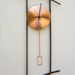 Asia Wall Clock by Julie and Ken Girardini 