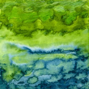 Watercolor: Mackerel Sky by Bernard C. Meyers