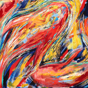 Koi Abstraction by Daniela Matchael