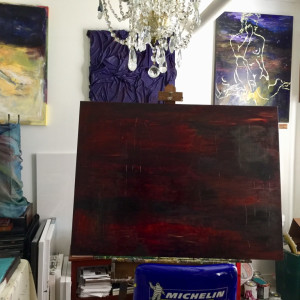 Exalted Warrior by aNna rybaT  Image: in my studio at the Barracks, Santa Rosa
