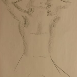 Works on Paper by aNna rybaT  Image: Hands behind Head 