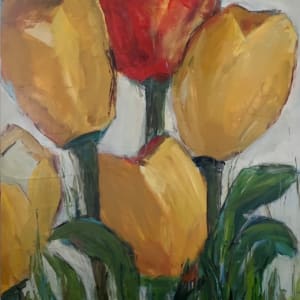 Big Fat Yellow Tulips by Julie Breaux