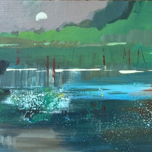 Hear the Cicadas in through the Moonlight by Cathy Mills, Image 1.