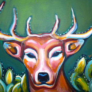 Deer by Emily Spikes