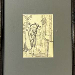 Holding (on to) Her Hat by Jack McLarty