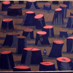 A Walk Thru the Woods by Jack McLarty