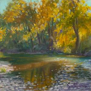 Autumn on Lolo Creek by Becky Smith-Dobbins 