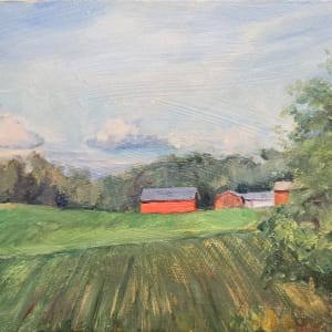 The Farm across the Fields by Lynette Redner, Image 1.