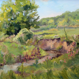 Summer Morning in the Meadow by Lynette Redner 