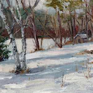 Cabin in the Woods by Lynette Redner, Image 1.