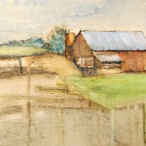 Farm on the Hill by Lynette Redner 