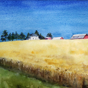 Farm on Highway P by Lynette Redner
