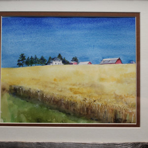 Farm on Highway P by Lynette Redner 