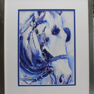 Blue Pony by Lynette Redner 