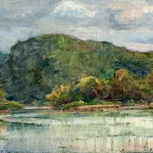 Later Afternoon on the River by Lynette Redner