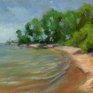 The Sandy  Beach: Harrington State Park by Lynette Redner