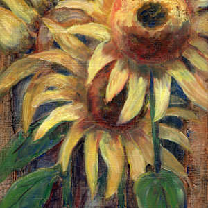 Growing Together: Sunflowers by Lynette Redner