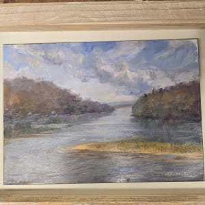 Spring on the River; Seasons Changing: Wisconsin River by Lynette Redner 