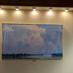 View of the Platte River (Platte River Skyscape) by Harold (Hal) Holoun 