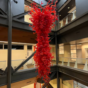 Toreador Red Chandelier by Dale Chihuly