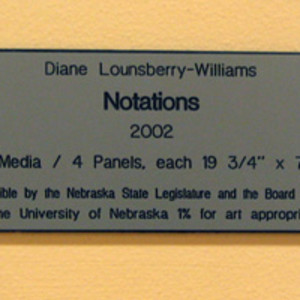 Notations by Diane Lounsberry-Williams 