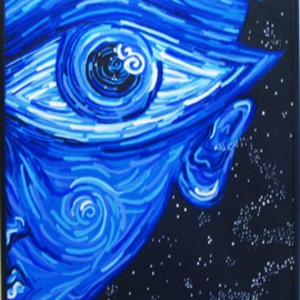 Big Blue Eye by Unknown Artist
