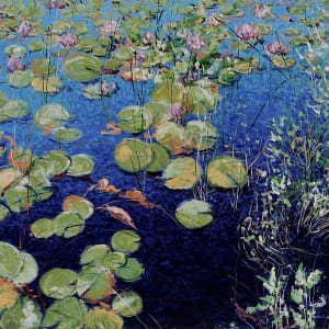 Spring Water Lillies by Angelita  Surmon