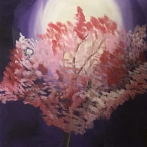 Cherry Blossoms in a Purple Moon by Christopher John Hoppe
