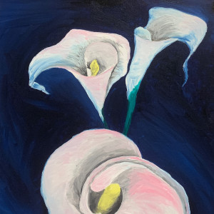Calla Lily Blue by Christopher Hoppe