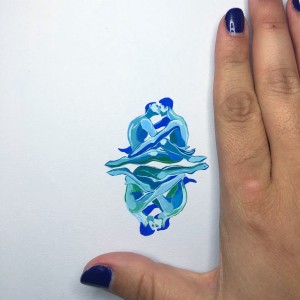 Blue Tango by Patty Suau 