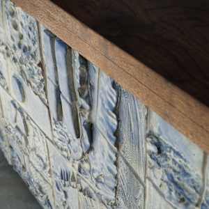 Ceramic Cladded Credenza by BEN MEDANSKY 