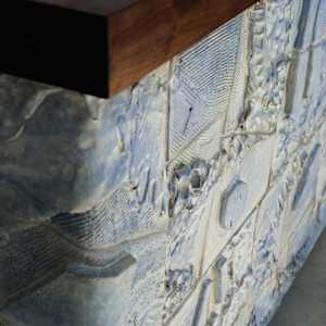 Ceramic Cladded Credenza by BEN MEDANSKY 