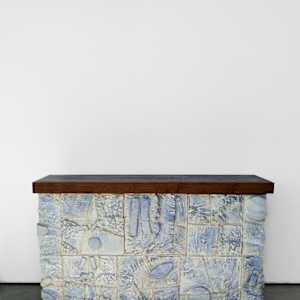 Ceramic Cladded Credenza by BEN MEDANSKY 