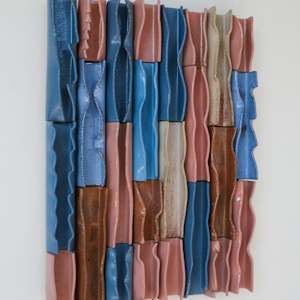 Blue + Pink Waves by BEN MEDANSKY, Image 2.