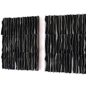 Black Wave Diptych by BEN MEDANSKY 