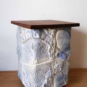 Manner Cladded Stool I by BEN MEDANSKY 