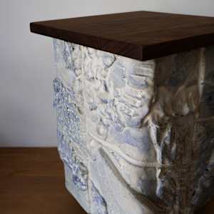 Manner Cladded Stool II by BEN MEDANSKY 