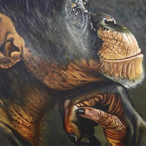 5th Place – Overall - Wilson Felix Olugu - “The Early Man” – wilsonfelixart@gmail.com by Wilson Felix Olugu
