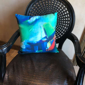 Adrift Indoor Throw Pillow 16x16 by Janetta Smith 