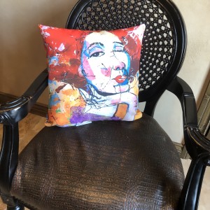 Wild Confidence Indoor Thow Pillow 16x16 by Janetta Smith 