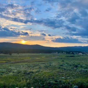 Angel Fire Sunset by Janetta Smith