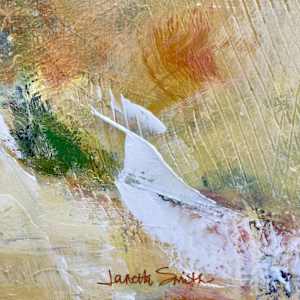 Abstracted by Fall 40x40 (Framed) by Janetta Smith  Image: Signature