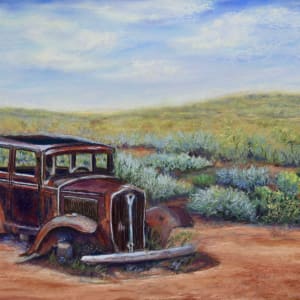 Stuck In Time, Rt 66 1932 Studebaker by Susan  Frances Johnson