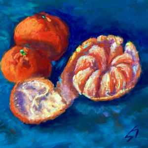 Mandarin Oranges by Susan  Frances Johnson