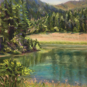Mountain Serenity by Susan  Frances Johnson