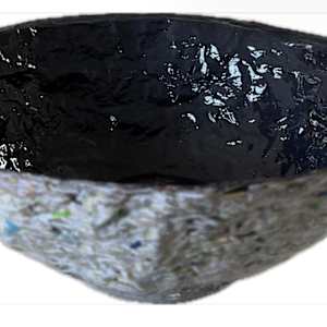 Bowl Black/ Mosaic by Tina Psoinos, Image 1.