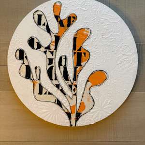 Seaweed Orange Type by Tina Psoinos, Image 2.