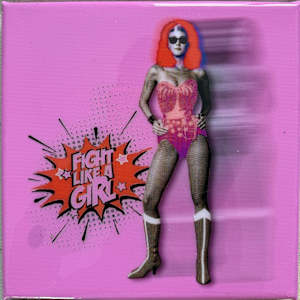 Wonder Woman  8x8_Sunglasses O by Tina Psoinos, Image 4.